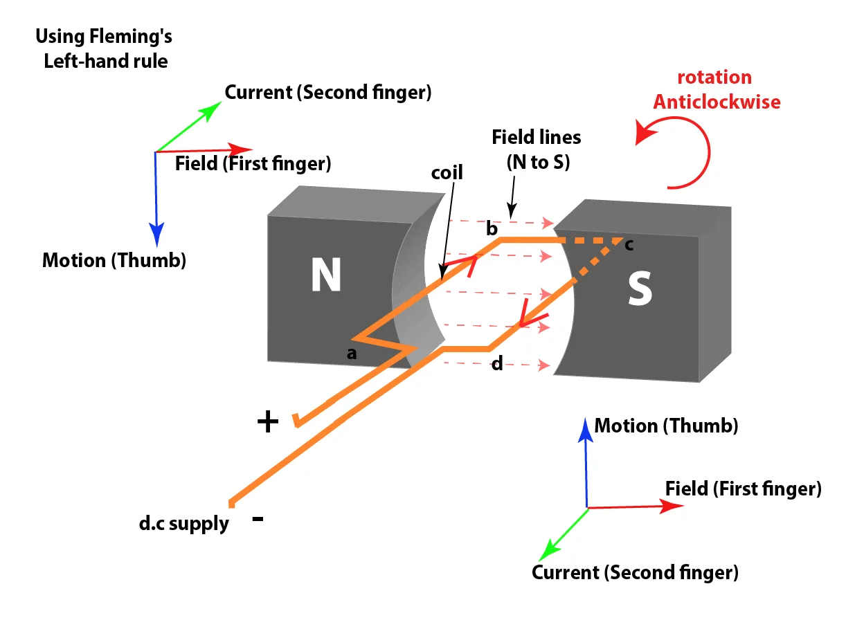 A single coil in a magnetic field